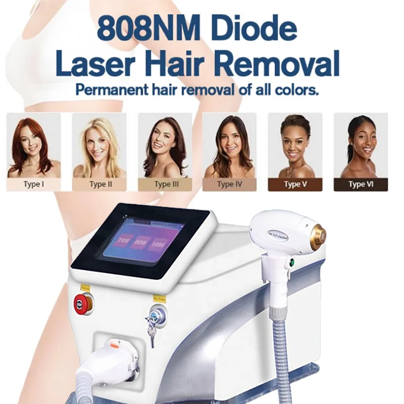 

Diode Laser Hair Removal Professional Machine painless high power cooling system beauty Hair Removal Machine epilator for wome