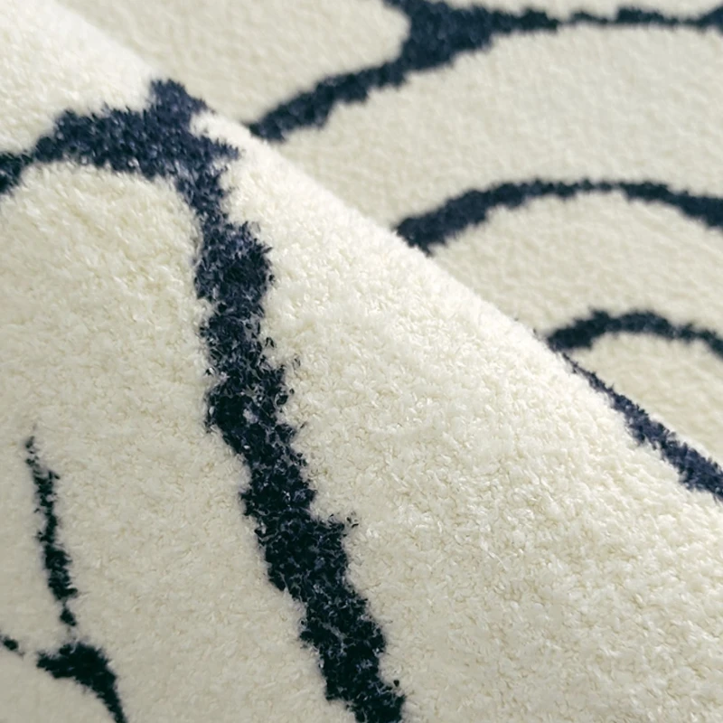 Tiger Head Pattern Carpets for Living Room Home Plush Study Animal Rug Fluffy Soft Bedside Mat Light Luxury Bedroom Decor Carpet