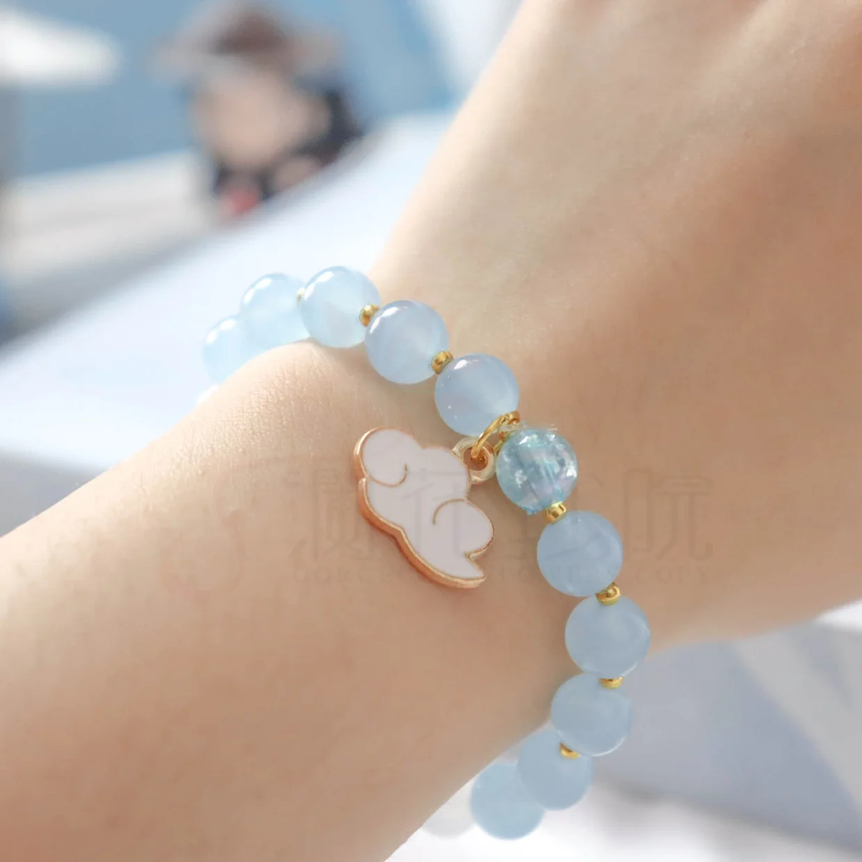 Anime MDZS nieoswojona bransoletka z koralików pierścień Cosplay klasyczny arcymistrz demonicznej uprawy kobiety dziewczyny nadgarstek prezenty bożonarodzeniowe