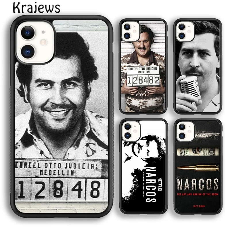 Krajews Narcos Pablo Escobar TV Series Poster Phone Case Cover For iPhone 16 15 14 plus XS XR 11 12 mini pro max