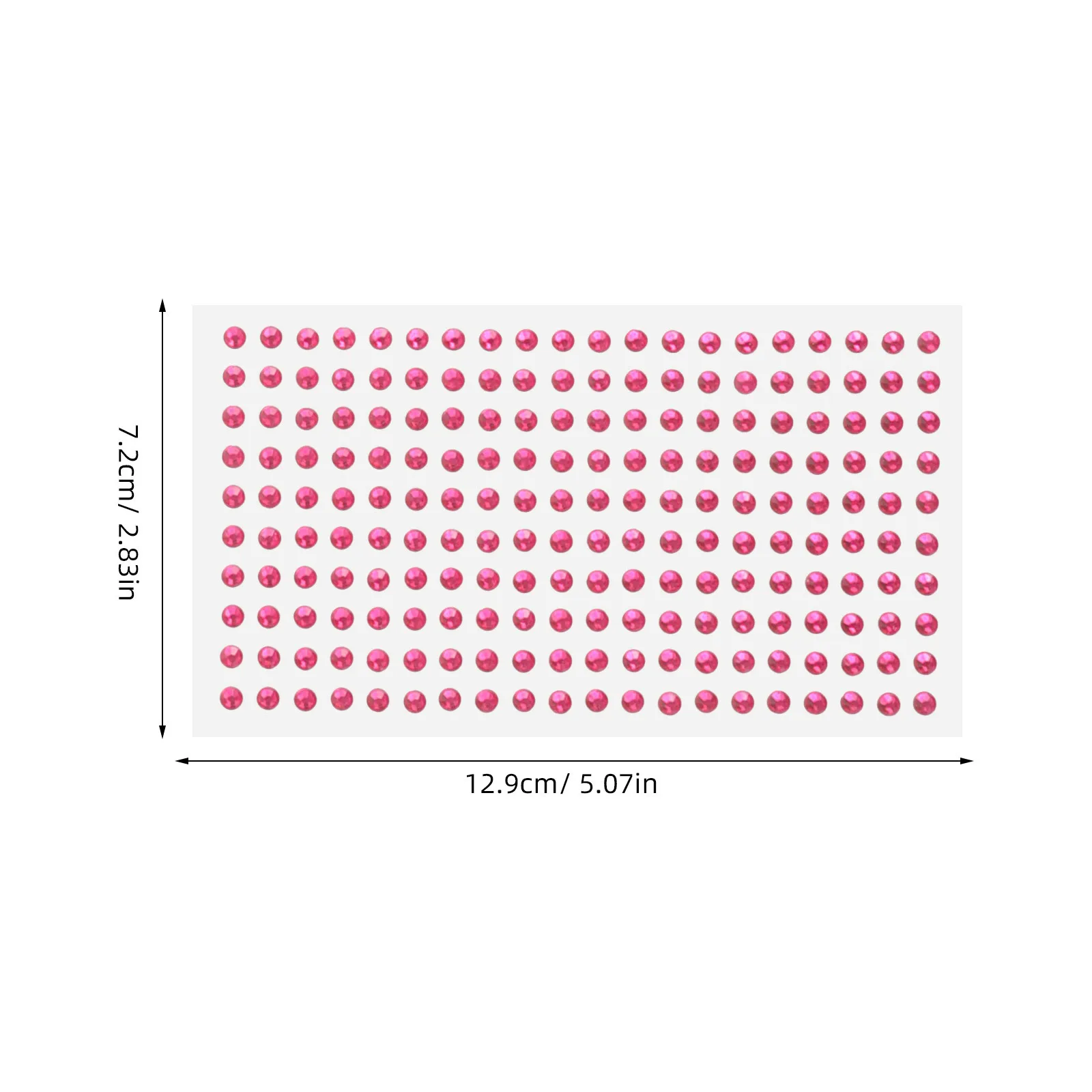 20 Stück 4 mm selbstklebende Acryl-Strasssteine, Gesichtsdiamanten, Aufkleber zum Basteln und Zubehör, funkelnde Edelsteine mit flacher Rückseite