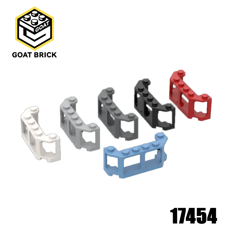 10Pcs MOC Parts 17454 Train Front 2 x 6 x 2 Compatible Bricks DIY Assmble Building Blocks