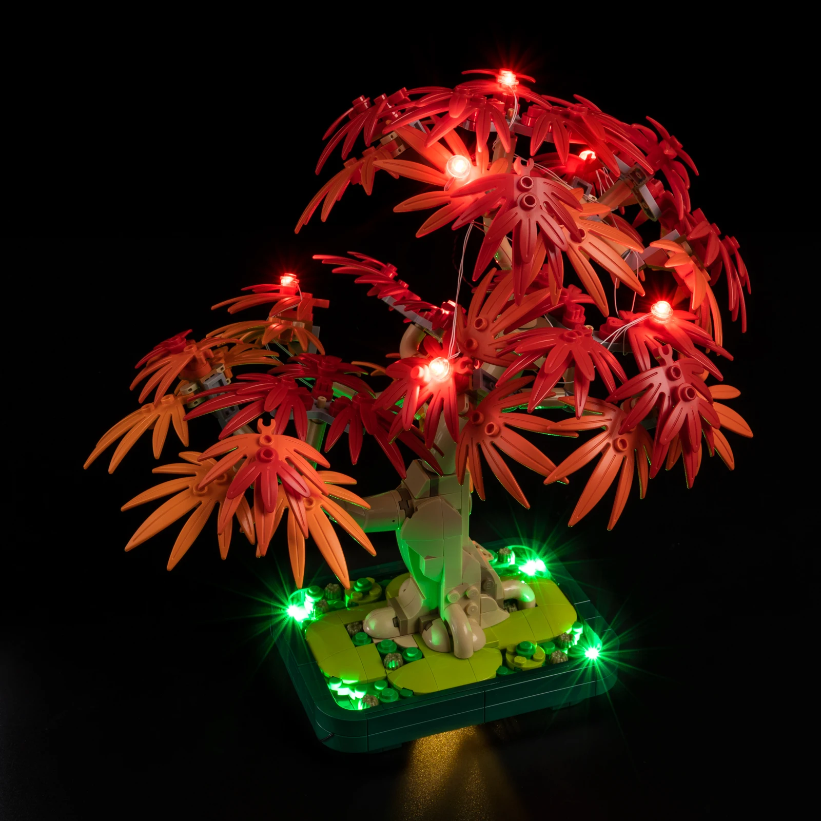 Led Lighting Set for LEGO Japanese Red Maple Bonsai Tree 10348 Building Blocks
