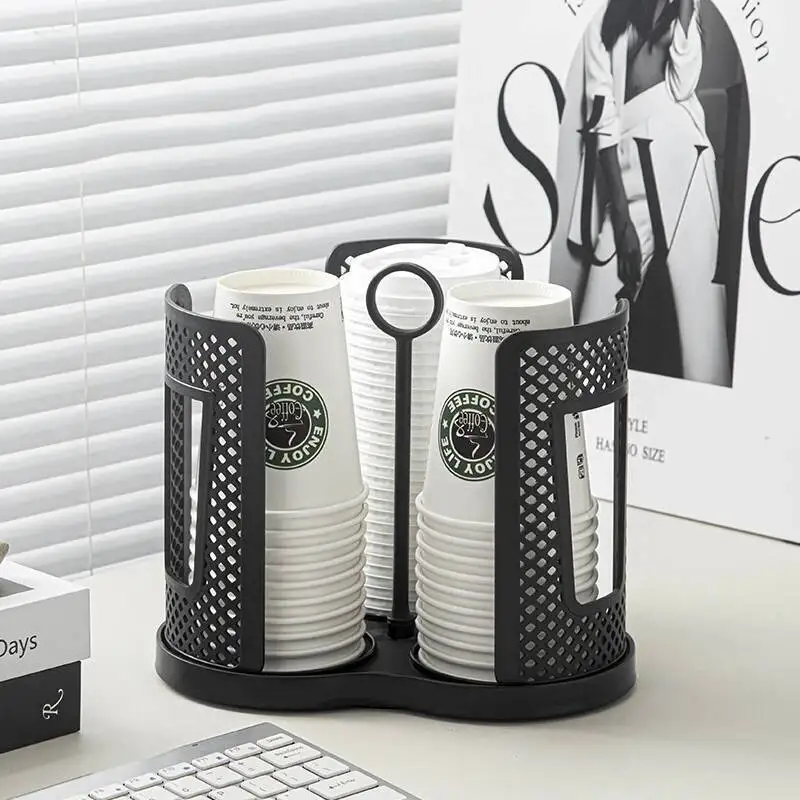 

Disposable Storage Holder Rack Shelf Water Tea Cup Home Kitchen Multifunct Dispenser Mug Display Stand Organizer Supplie New