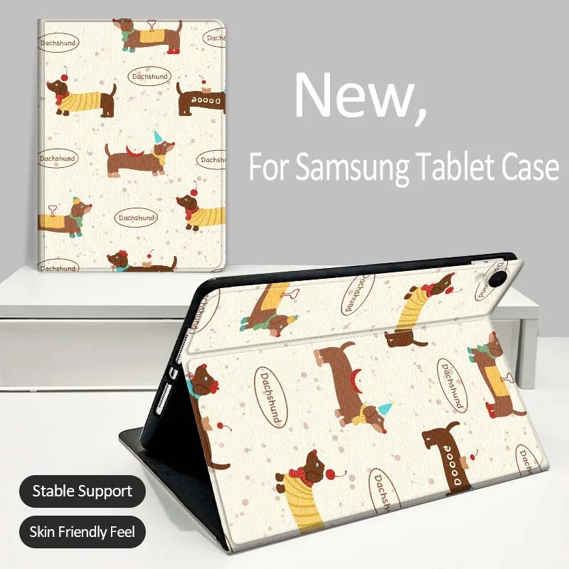 

Sausage Dog Anime Tablet Case For Samsung Galaxy Tab A A7 A8 A9 A11 S6 S11 Lite Plus 10.1 10.4 10.5 Inch 2022 2025