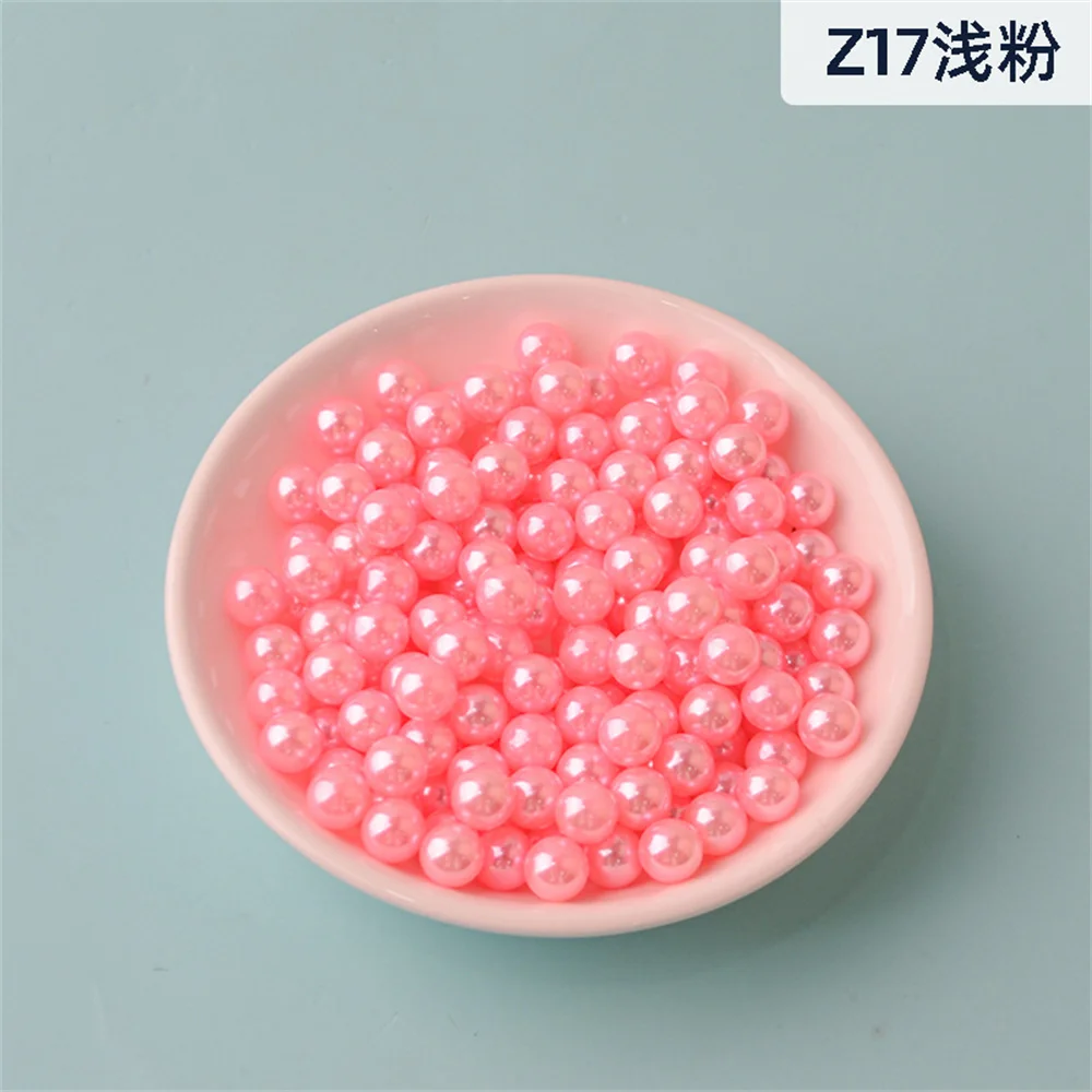 Loose 3mm-10mm 23 Color No Holes Pearl DIY Plastic Imitation Pearl beads for needlework & Jewelry Making