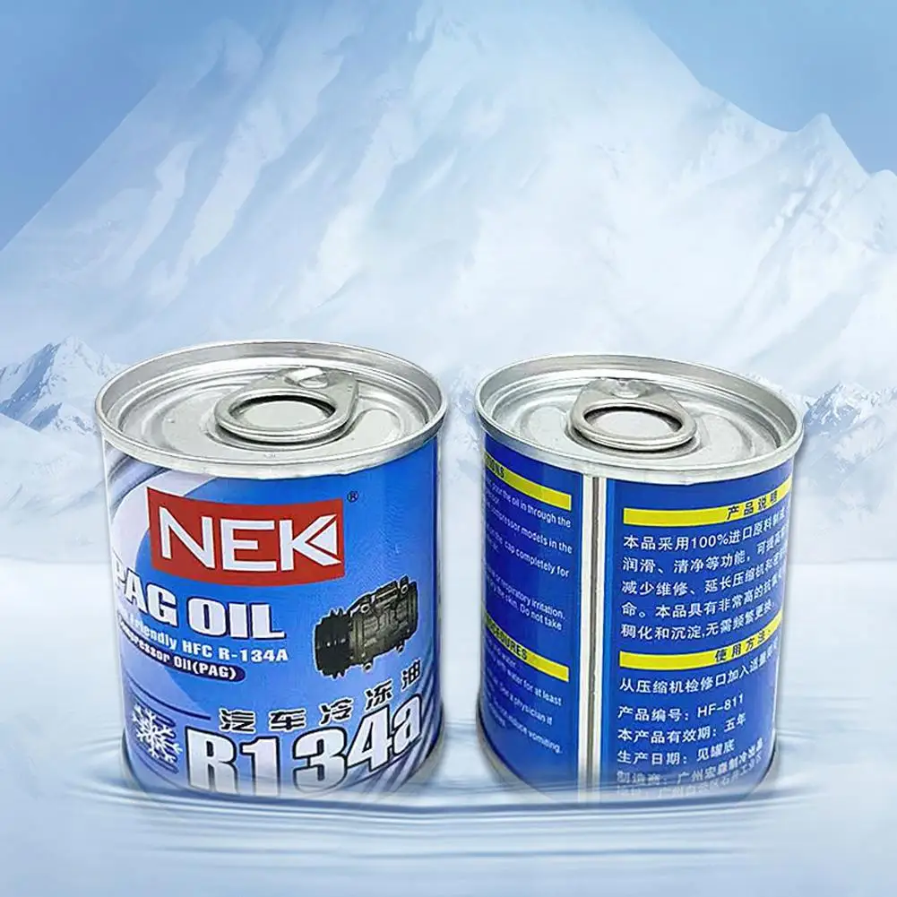 

70ML Auto R134a Refrigerant Oil Strong Cooling EffectAir Conditioning System Refrigerant For Car Truck Bus Accessory O5C3