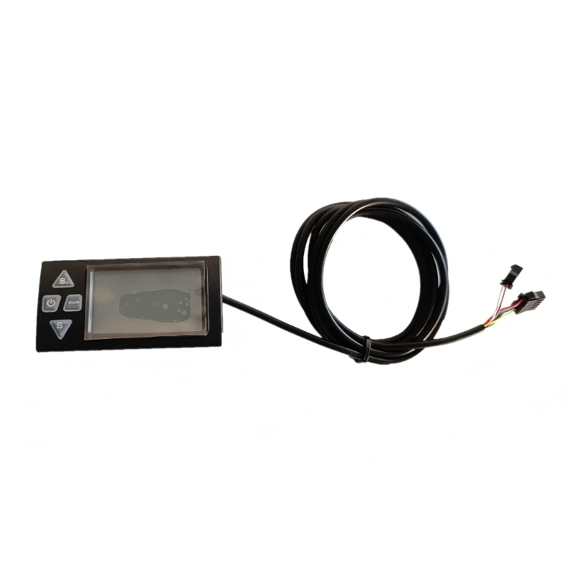 QM Adjustable Brightness LCD Dashboard Instrument for Electric Scooters and Bikes with Real Time Speed & Battery Monitoring