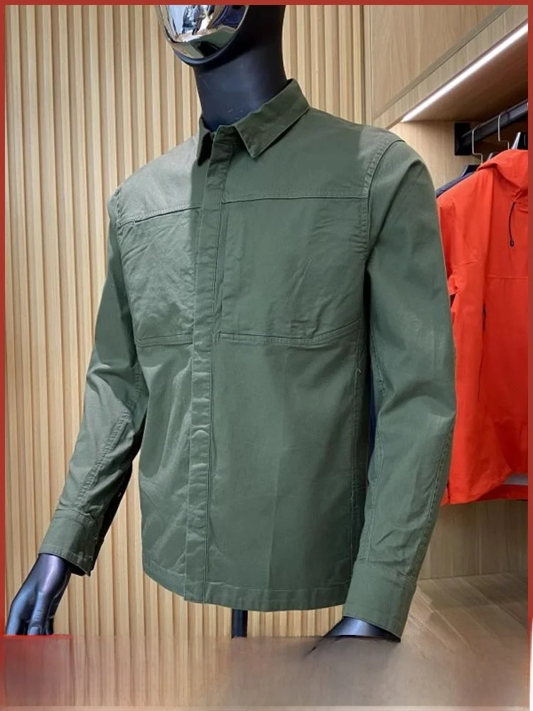 

Waed Cotton Jaet Men's Casual American Retro Tailoring Spring New Sle Trendy Outerwear Coat Stand Fit Youth ular