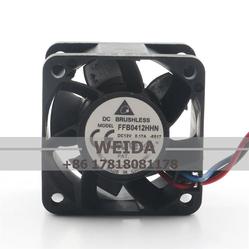 

Delta FFB0412HHN 12V DC 2.04W 4028 4cm 40x40x28mm 8000RPM Ball Bearing Lead Wires Micro Inverter Mini Axial Cooling Fan