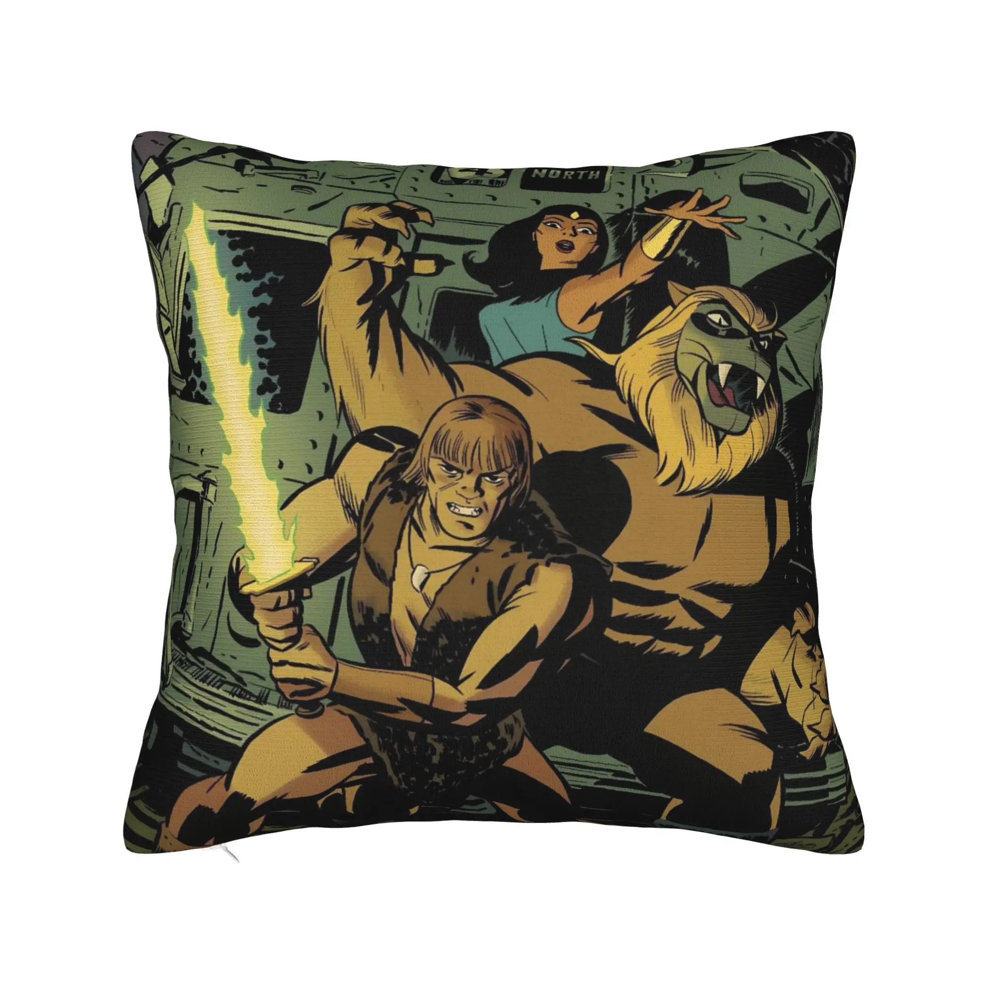 Thundarr The Barbarian Pillowcase Merchandise Soft Cushion Cover Decor  Throw Pillow Case Cover Home Multi-Size