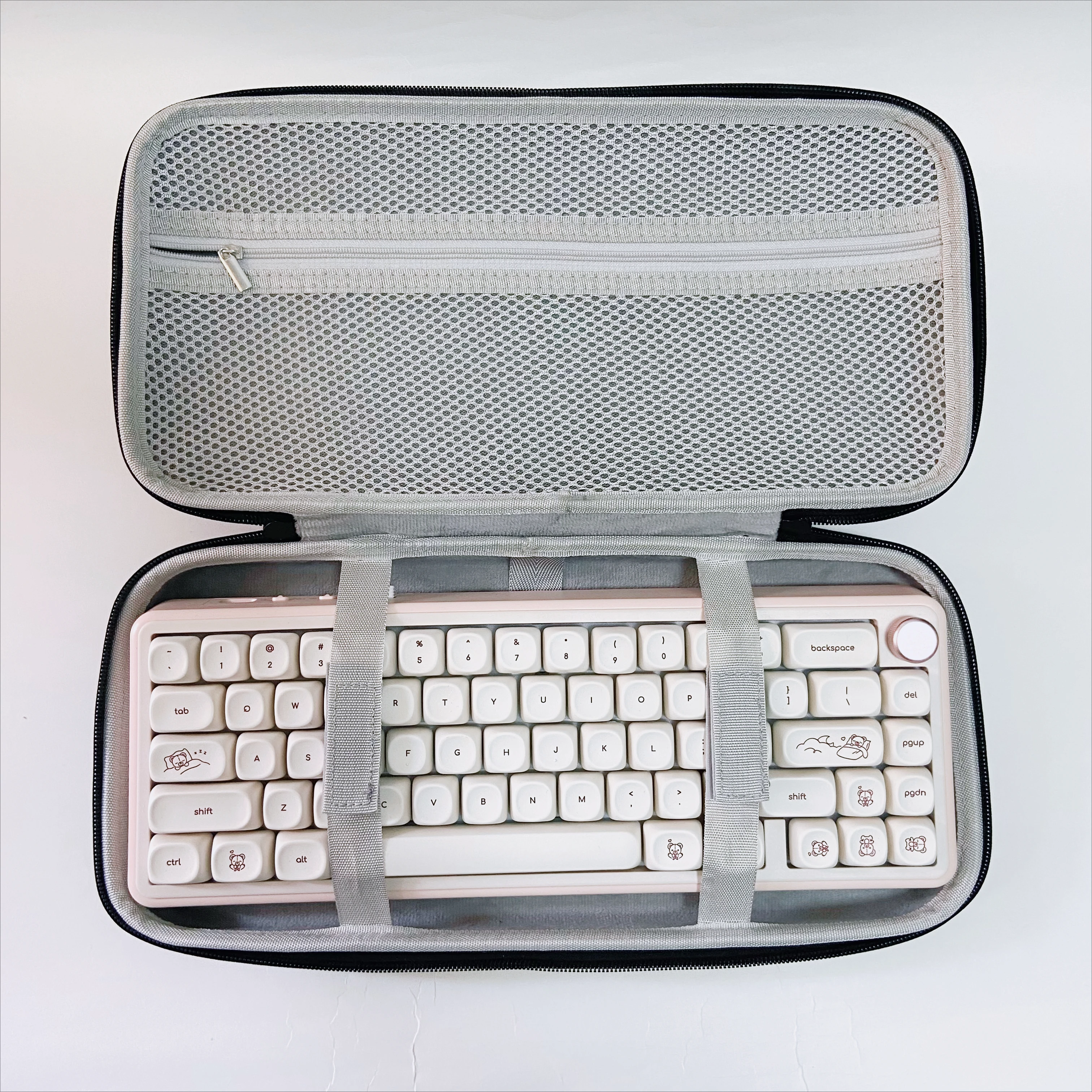 

Органайзер для клавиатуры, жесткий чехол, сумка для хранения клавиатуры и мыши, пылезащитная защитная коробка для 60, 68 87 98, чехол для механической клавиатуры