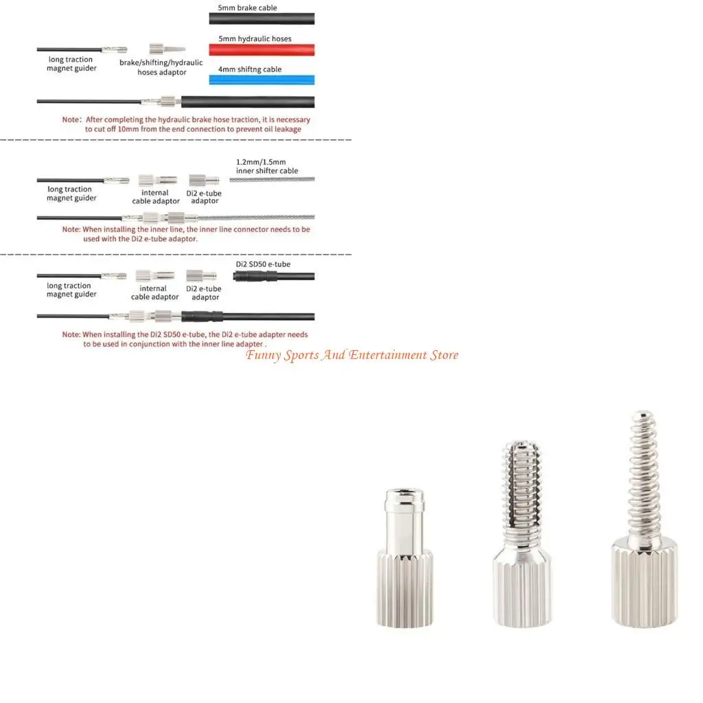 

C4DE Internal Cable Routing Kits for Bicycles Frame Shifts Hydraulic Wire Shifter