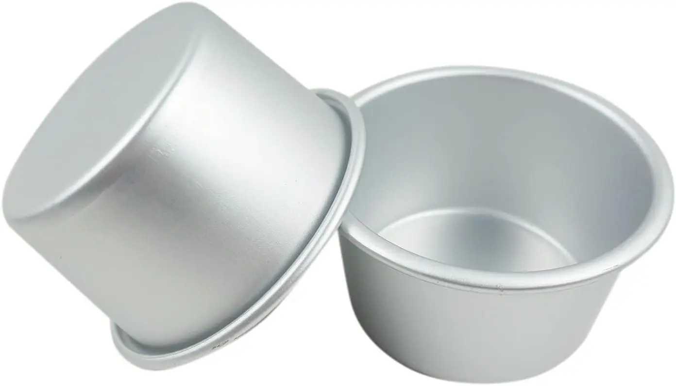 6-Pack Aluminum Popover Pan – Large Individual Muffin Molds for Soufflé, Molten Cake, Pudding, Egg Tart &Brownie - Image 6