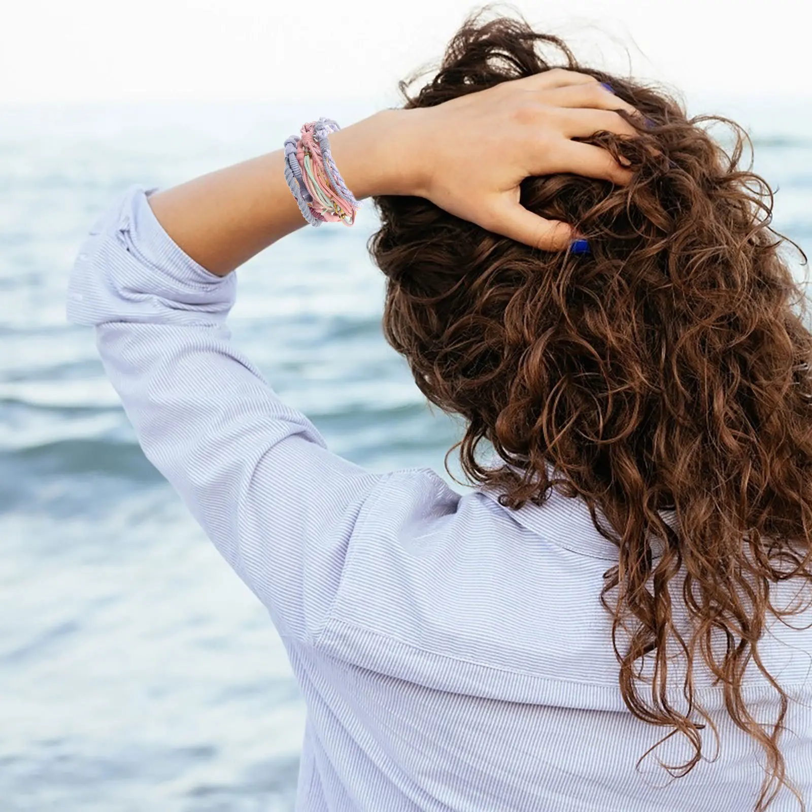 

20pcs Retro Ties Set Korean Hair Accessories Elastic Ponytail Holders Bohemian Scrunchie For Women Hair Styling Tools