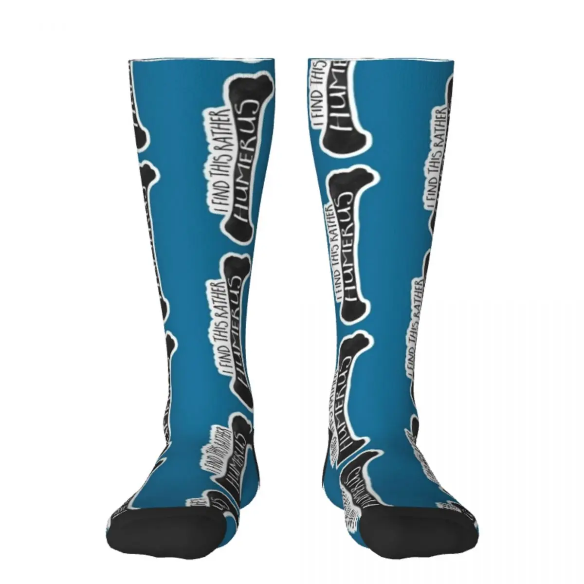 

I find this rather HUMERUS - Funny Medical Pun Socks Antiskid soccer custom sports Ladies Socks Men's