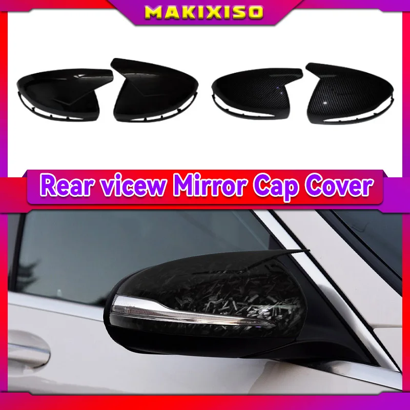 For Mercedes-Benz E GLC S C Class W205 W213 X253 W222 W238 LHD Replacement Car Rearview Side Mirror Cover Wing Cap Exterior Trim