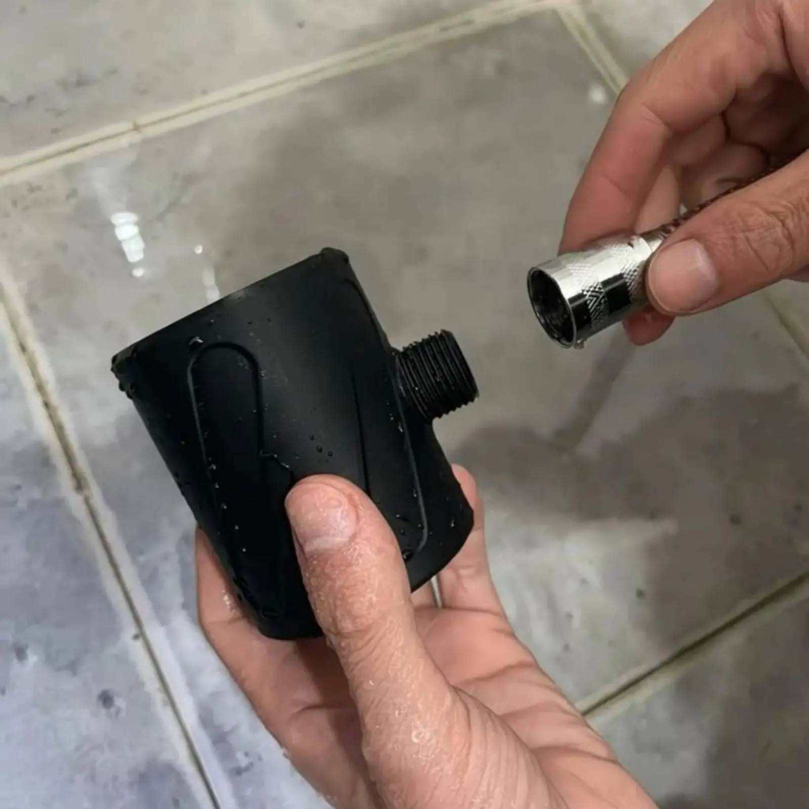 

High Pressure Handheld Shower Head Upgraded Design High Pressure Shower Head Bathroom Fixture 360 Degree Rotation for Men, Hotel