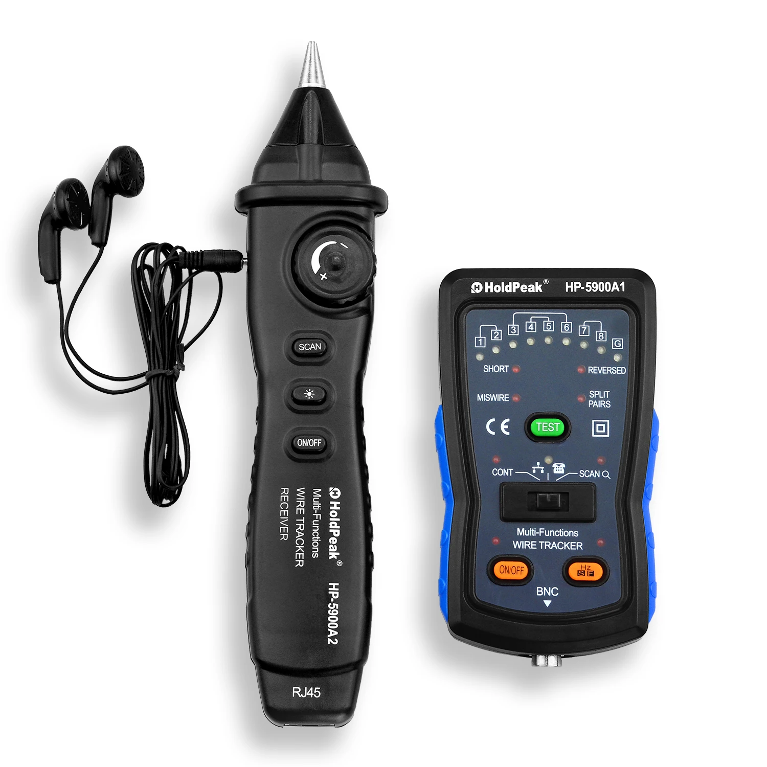 

HP-5900A Advanced Handheld Cable Tester - Comprehensive Network Diagnostics Line Tracing Tool for Telecom and Networking Experts