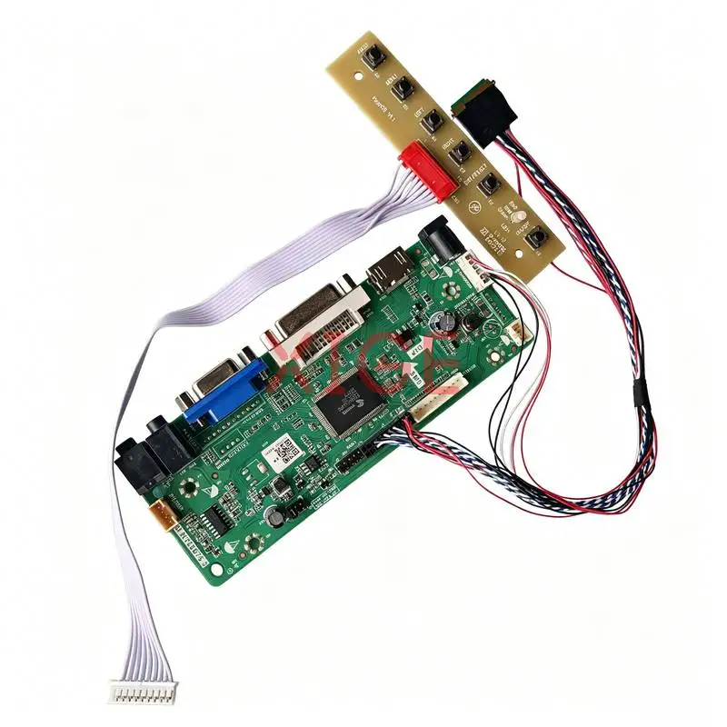 For HSD101PFW4 M101NWT2 HSD101PFW2 M101NWT4 Controller Board Kit VGA DVI HDMI 1024x600 Laptop Monitor Panel 1024*600 LVDS 40-Pin