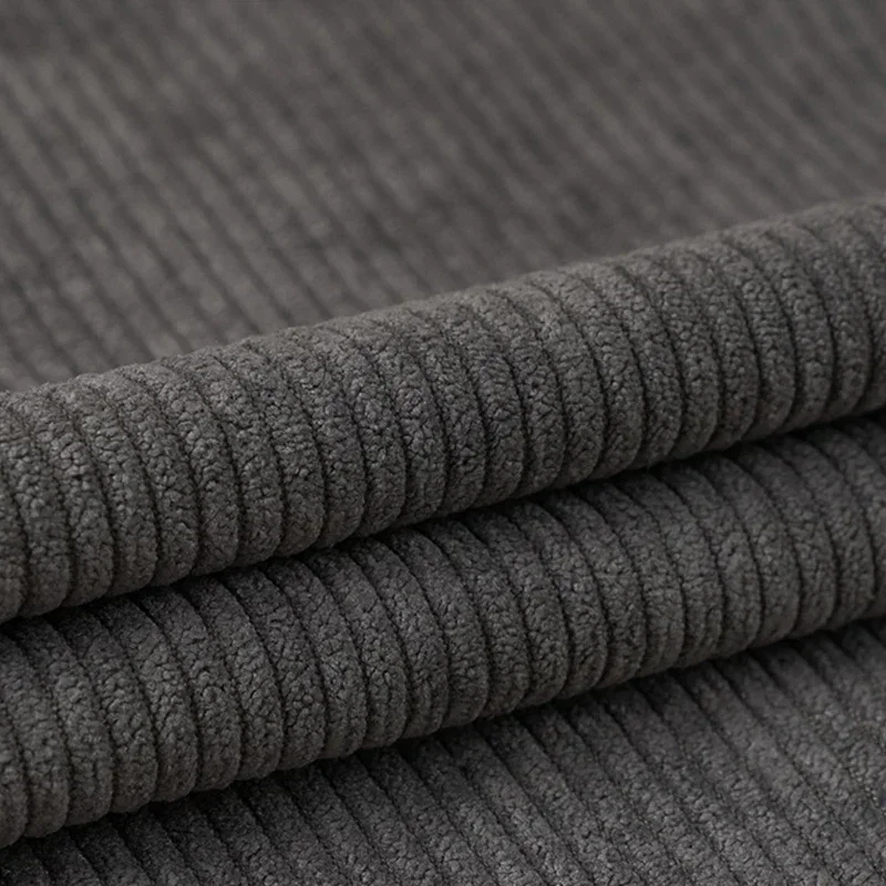 Rib Corduroy Fabric Solid Color for Sewing Shirts Hoodie Clothing Padded Corduroy Jackets Trousers Velvet Fabrics by Half Meter