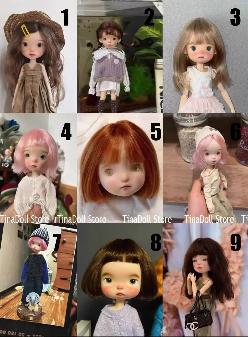 （TinaDoll Store）2026 new style  Various style Mohair Wigs for Landoudou Landazz 16cm head circumstance series two
