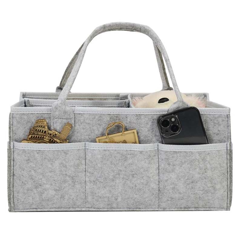 Organizer per accessori per passeggini borsa per mamma borsa pieghevole per pannolini per bambini borse per appendere addensare cestino portatile