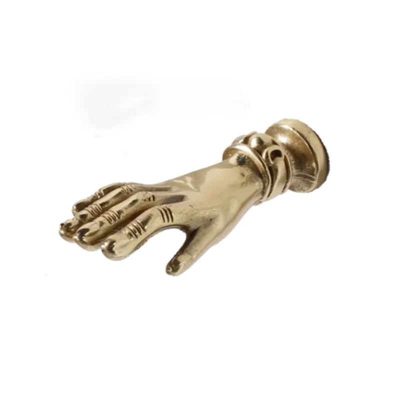

Pure copper hand handle retro Japanese brass drawer cabinet door creative hardware copper hand