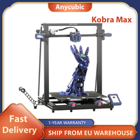 Anycubic Kobra Max 3D Printer, Auto Leveling, Stepper Drivers, Higher Precision, 4.3 inch Display, Printing Size 450x400x400mm