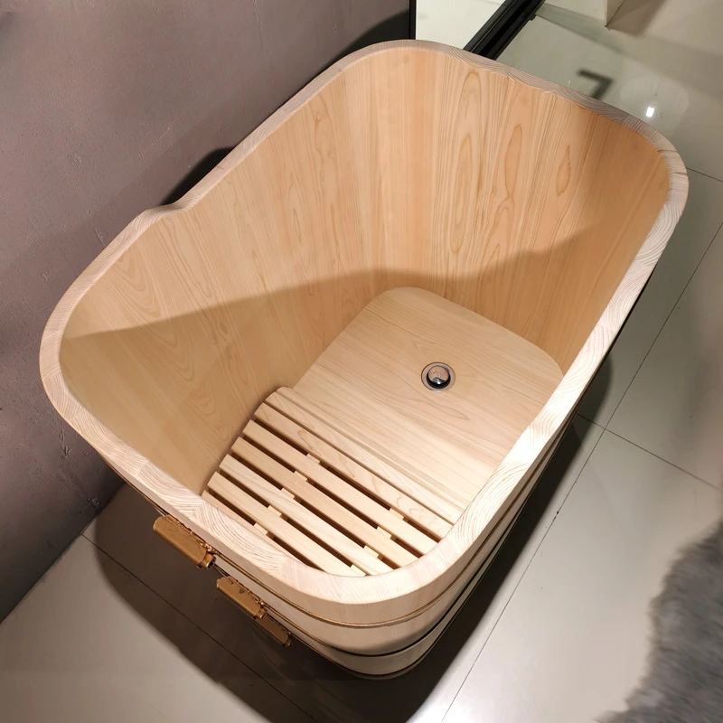 Spa Professional Pedicure Tub Sauna Wood Adult Bathtub Children Wooden Adults Mobile Outdoor Foot Washer Badewanne Bath Dog