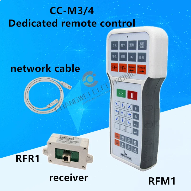 Newly Upgraded THC Plasma CC-M3/4 Control System Wireless Remote Control RFM1RFS1 Flame Plasma CNC Cutting Machine CC-S3/4