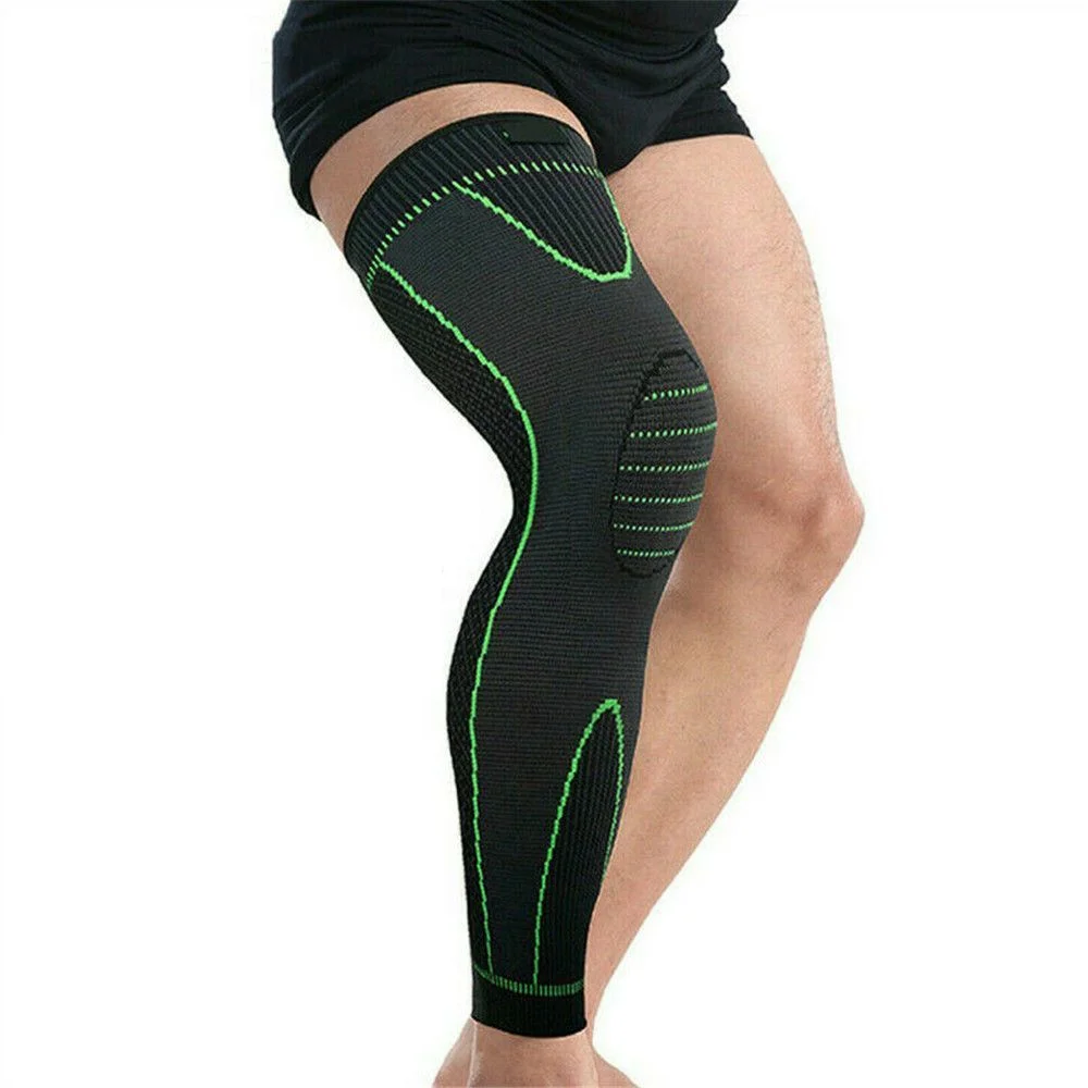 1Pc Leg Knee Support Protectors Knee Support Brace Compression Long Full Legs Sleeve Arthritis Relief Running Gym Sport Knee Pad