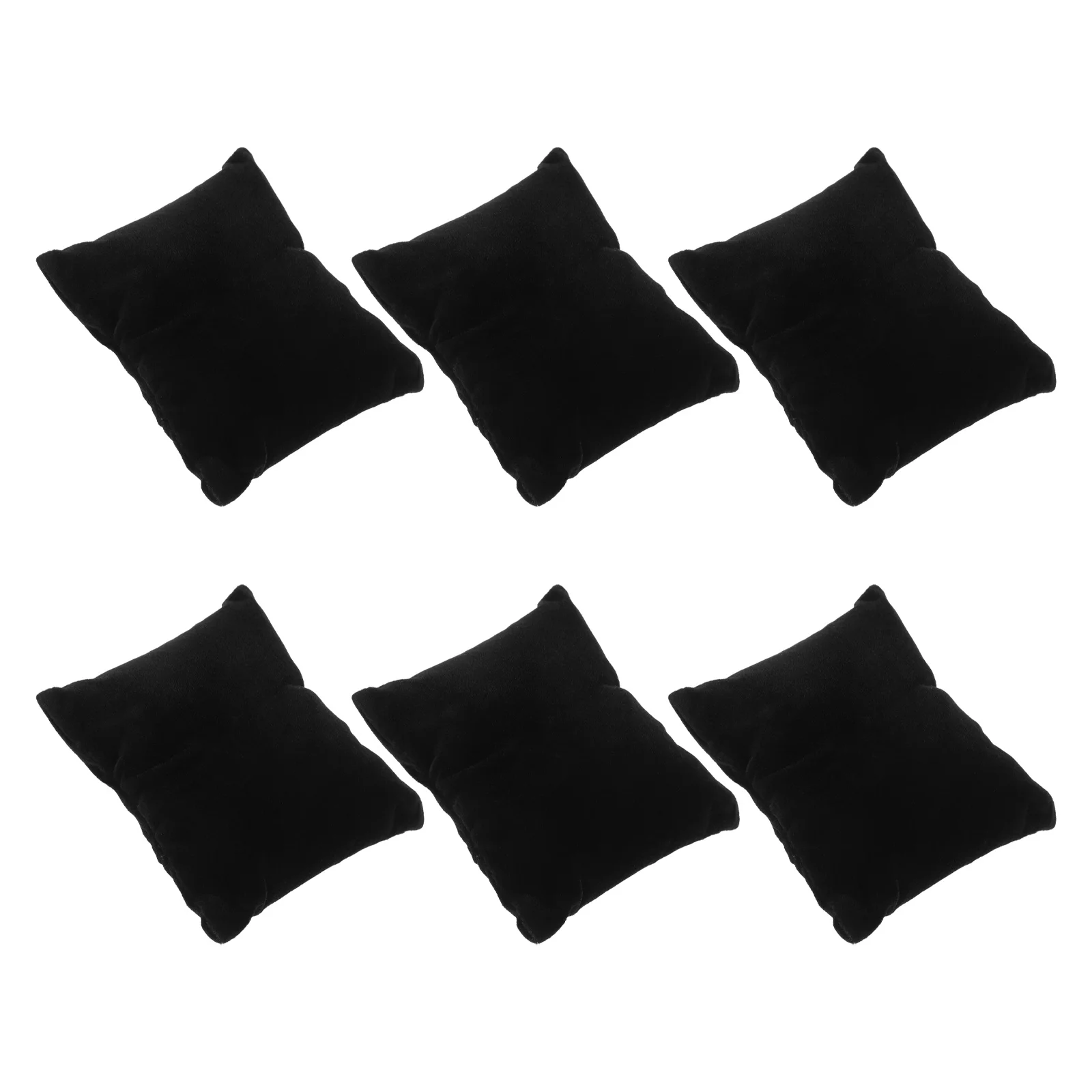 

6 Pcs Velvet Jewelry Display Pillows for Watches Bracelets Bangle Chain Pillow Chain ganizer Home Decor Accessories