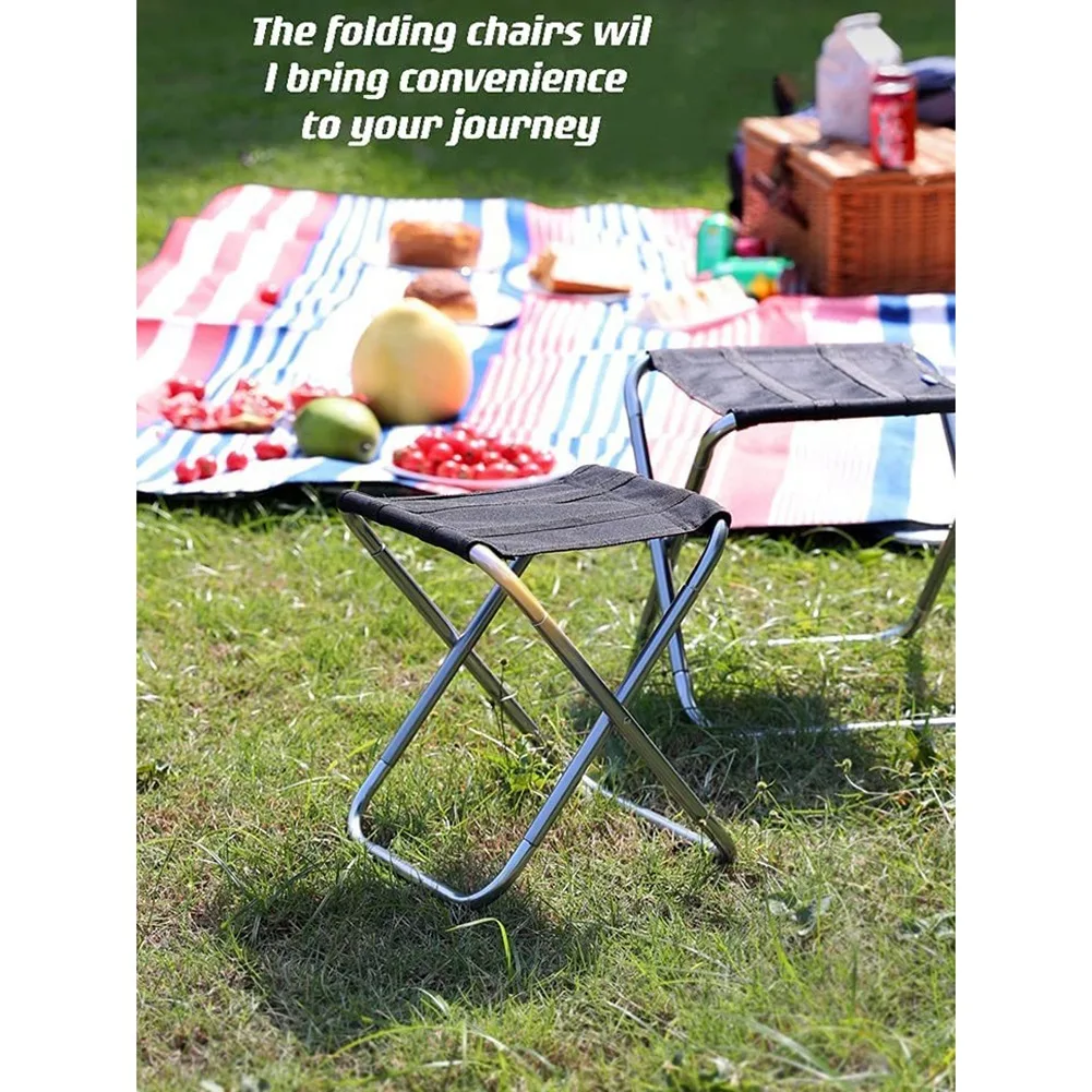 

Portable Small Folding Chair,Folding Stool, Weighing 200 Pounds, Suitable For Outdoor Beach Camping, Hiking, Fishing
