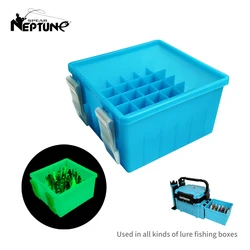 36 Grids Plastic Luminous Sea Fishing Tackle Box Hard Lure Storage Box Egi Webfoot Octopus Organizer Squid Jig Bait Container