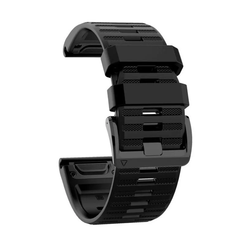 26mm Quick Fit Strap Silicone Band For Garmin Fenix 7 7X Solar Sapphire 6 6X Pro 5 5X