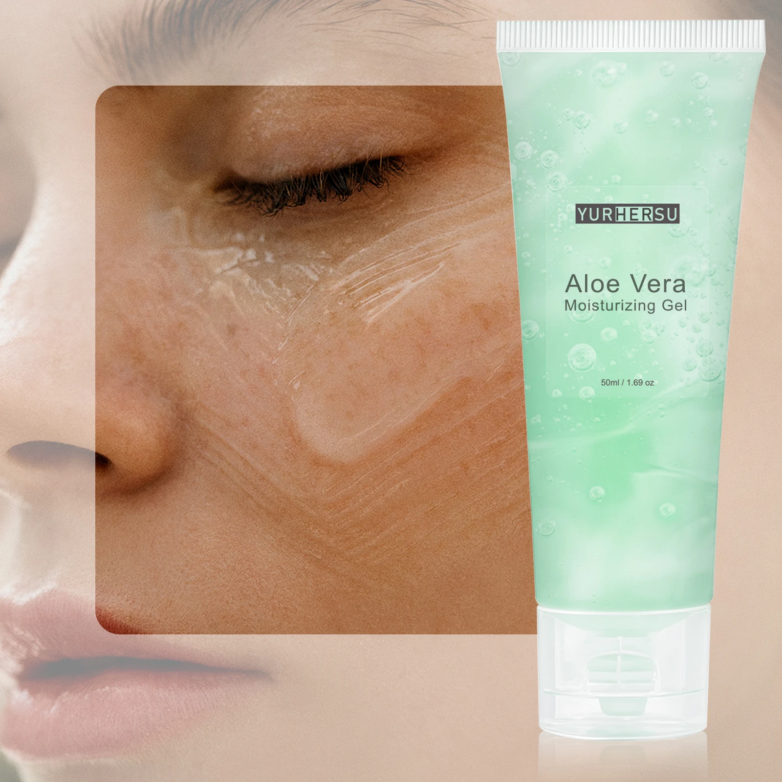 Aloe Vera Gel for Face, Daily Moisturizer & Makeup Primer, 100% Natural,  Soothing, Hydrating, Non Greasy, Fast Absorb (50ml) - AliExpress 66