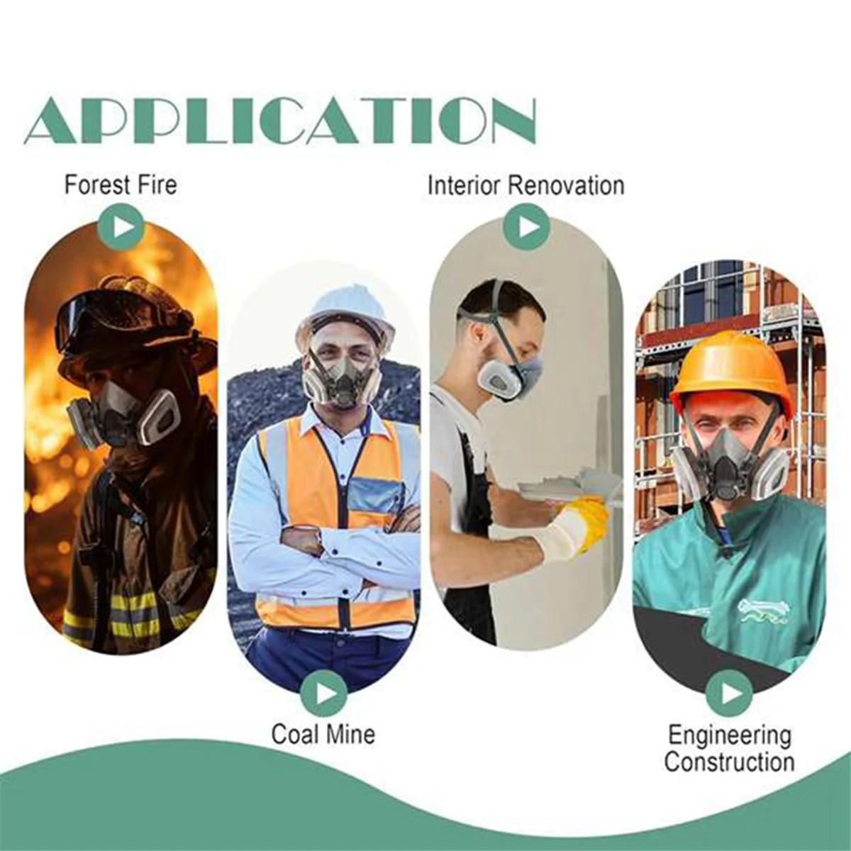 FZFZ 100 個 5N11 マスクフィルター - 5N11 微粒子フィルターコットン 6200、6502、7502、6800 シリーズマスク用