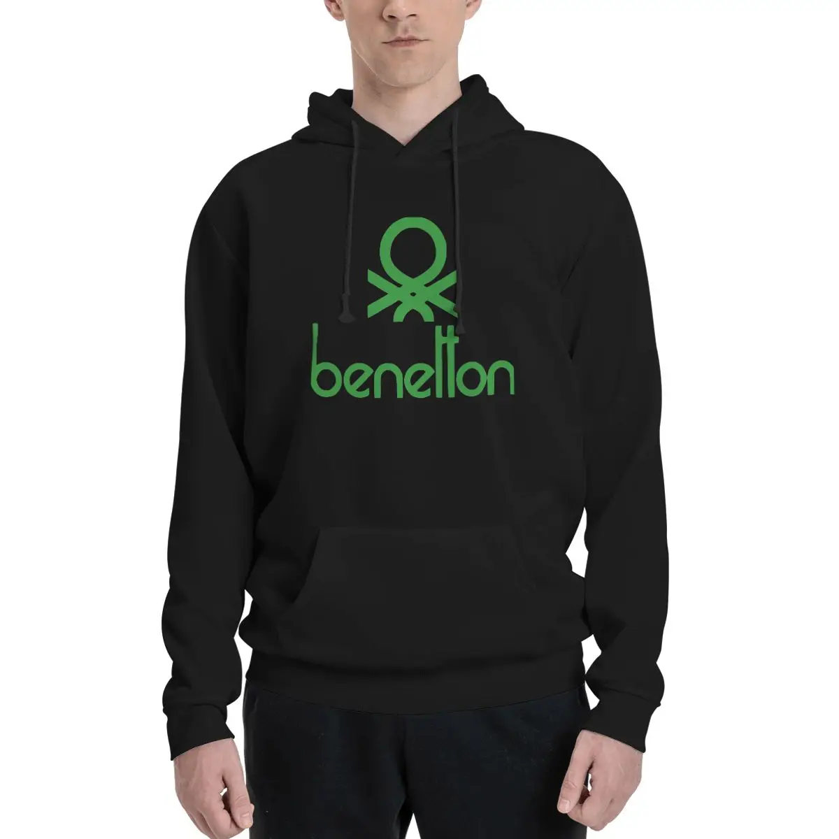 Benetton 레이싱 로고 폴리에스터 후드 남성용 스웨터 셔츠, 따뜻한 Dif 색상 크기