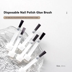 10Pcs/Set Nail Tools Disposable Replacement Brush Heads for Nail Polish Glue Softener Nutrient Oil Manicure Parts