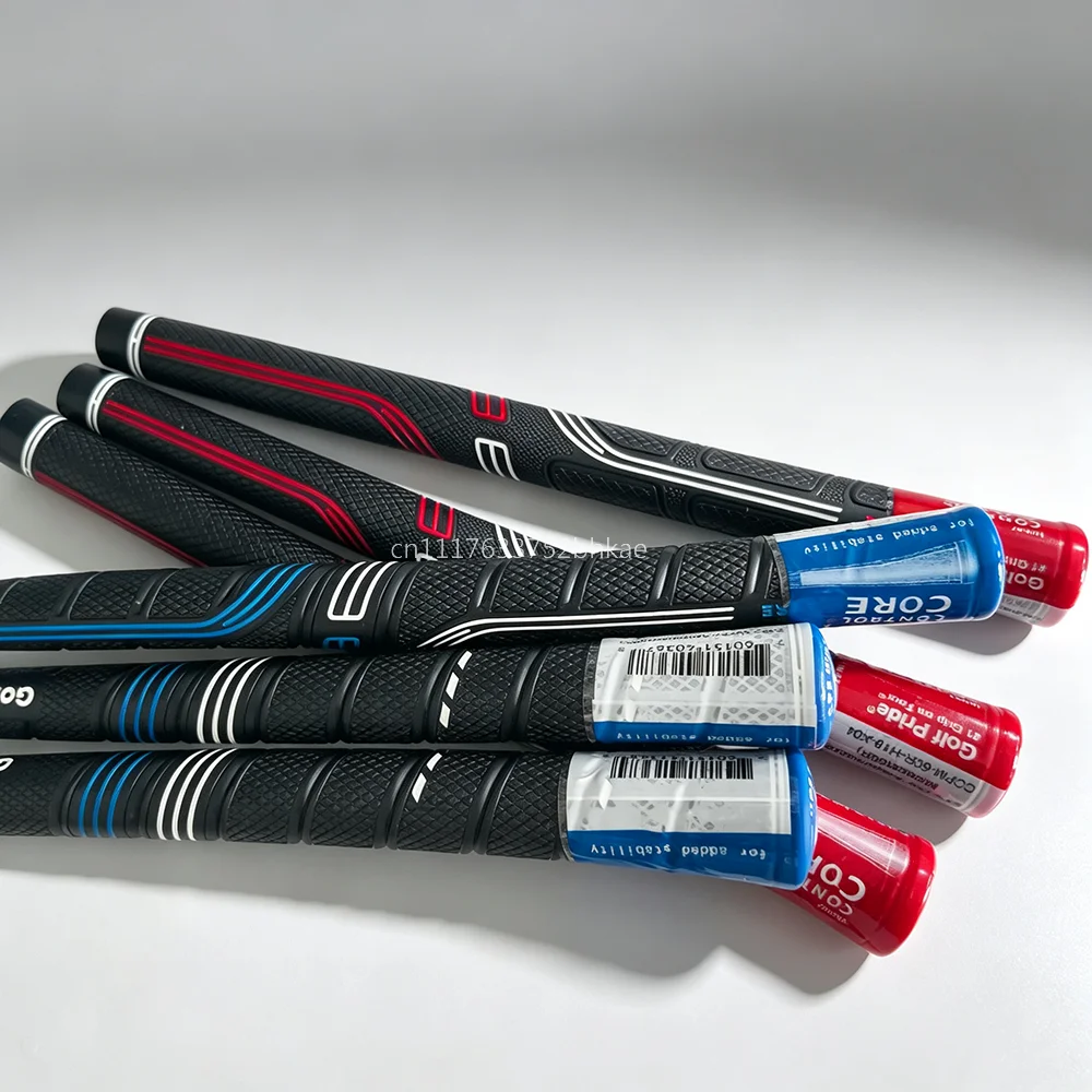 Standard Midsize Jumbo Full Rubber Blue Golf Wrap Grip Non-slip All Rubber Red Pro Golf Club Handle Replacement Golf Grips