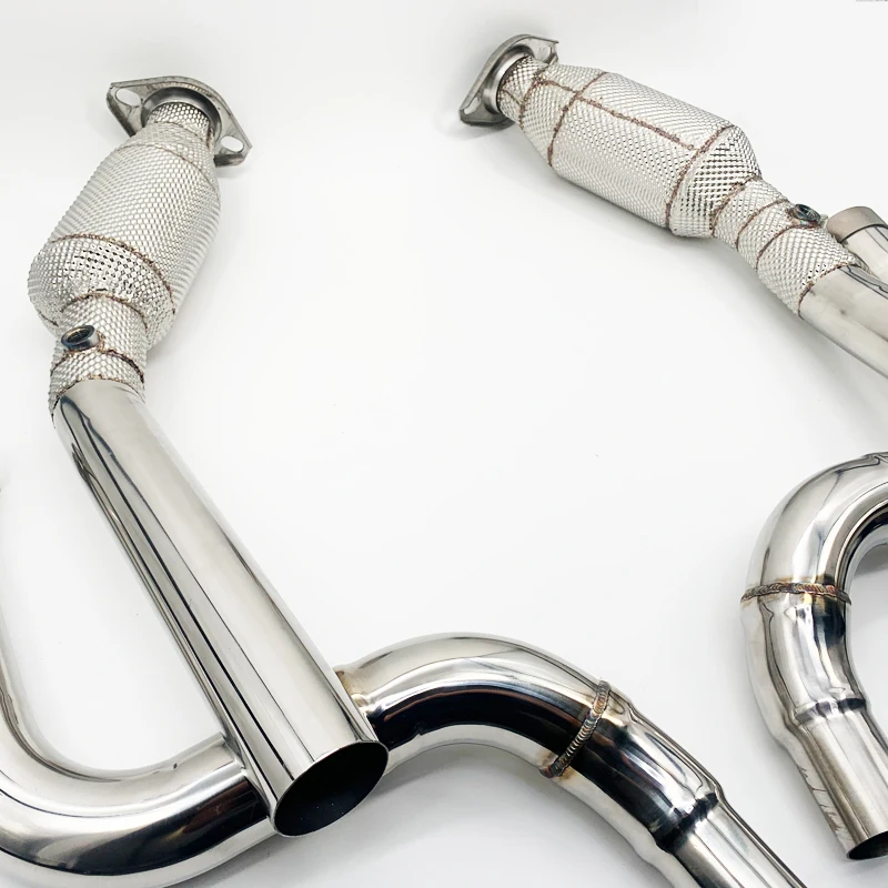 

High Flow Catted Stainless Steel Downpipe with Catalyst for Jaguar XFL 3.0T 2017-2020 Exhaust Pipes