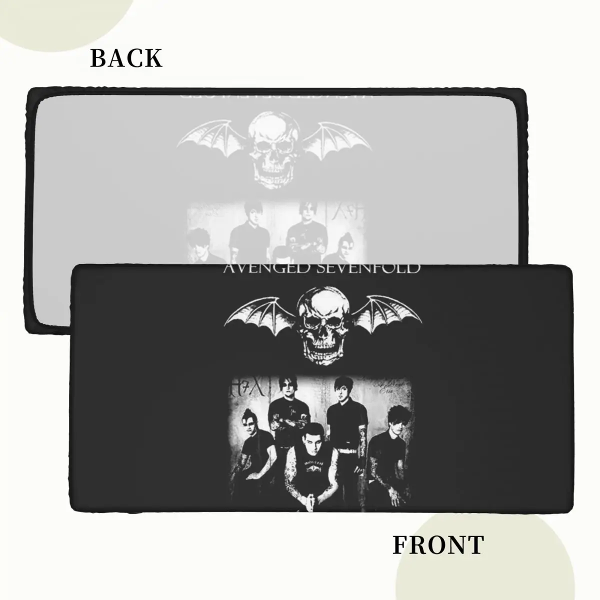 Avenged Sevenfold Custom Rectangular Tablecloth Waterproof Table Cover for Festival Party Decorations Table Cloth