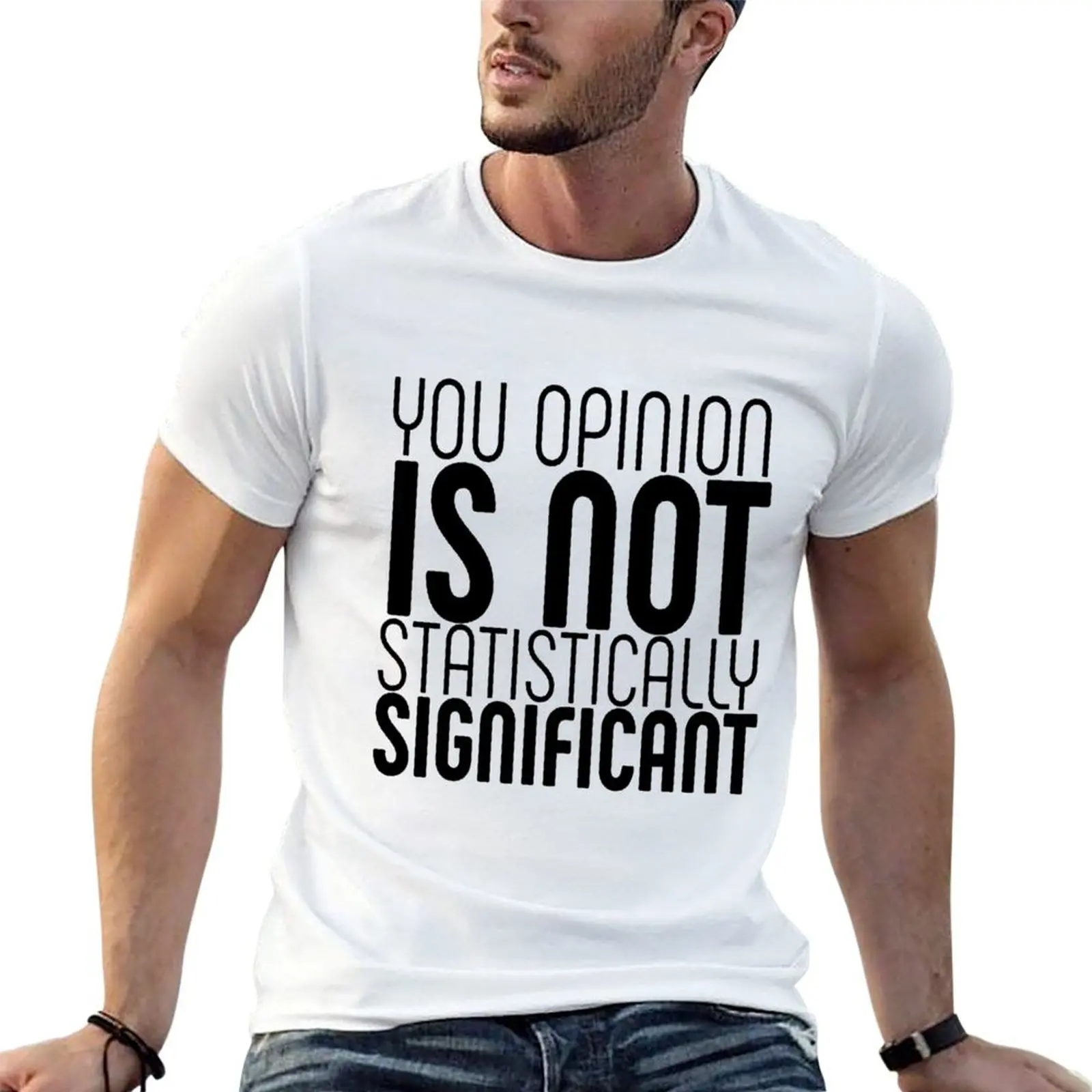 Votre avis n'est pas statistiquement significatif T-shirt de sport à séchage rapide grande taille