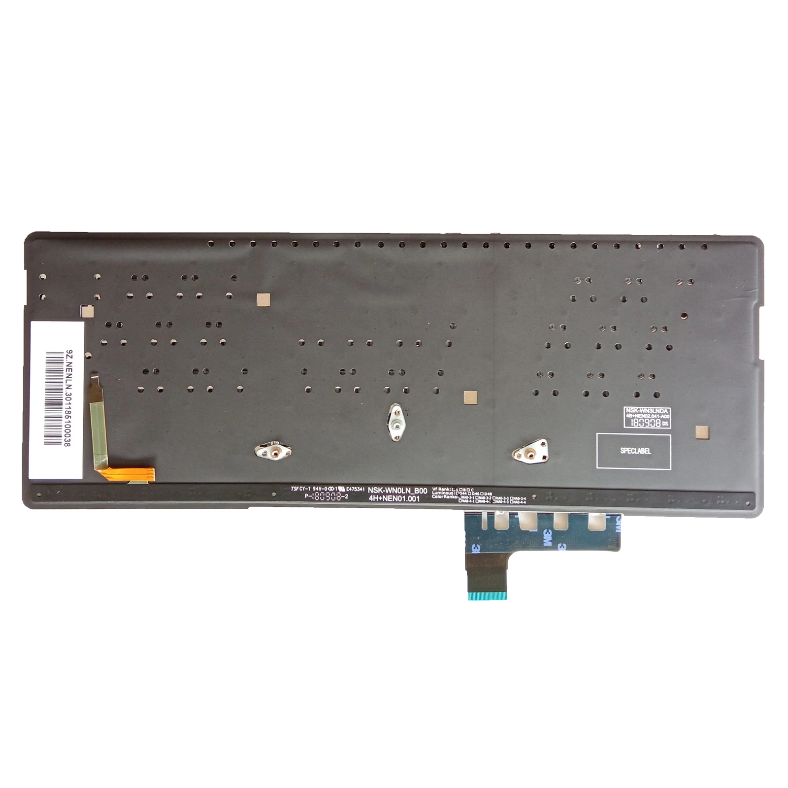 US Laptop Keyboard for ASUS ZenBook U3100U UX331 UX331U UX331UA UX331UAL UX331F 13N1-46A0941 13NB0HT4AM0241 no pointer with back