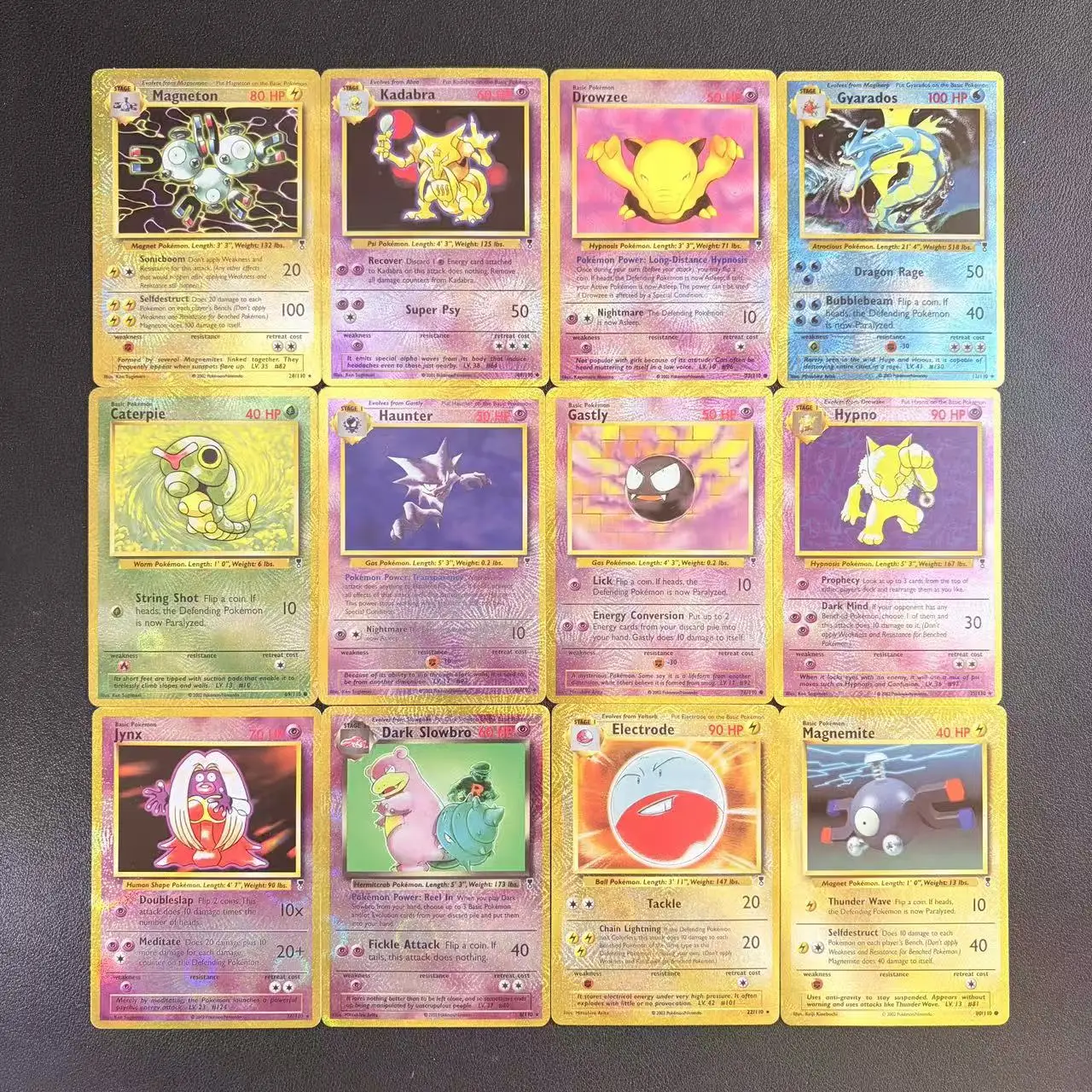 

Коллекционная карта DIY PTCG: Хаунтер, Генгар, Редкая цветочная флеш-карта, Английская версия, Кадабра, Кейтерпиллар, Гастли. Сделанная своими руками игровая коллекционная карта-игрушка, подарок.