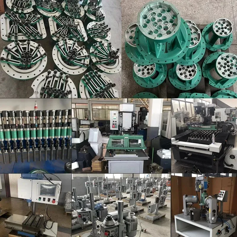 MU type adjustable circular square multi axis multi hole drilling machine multi head device    1PCS