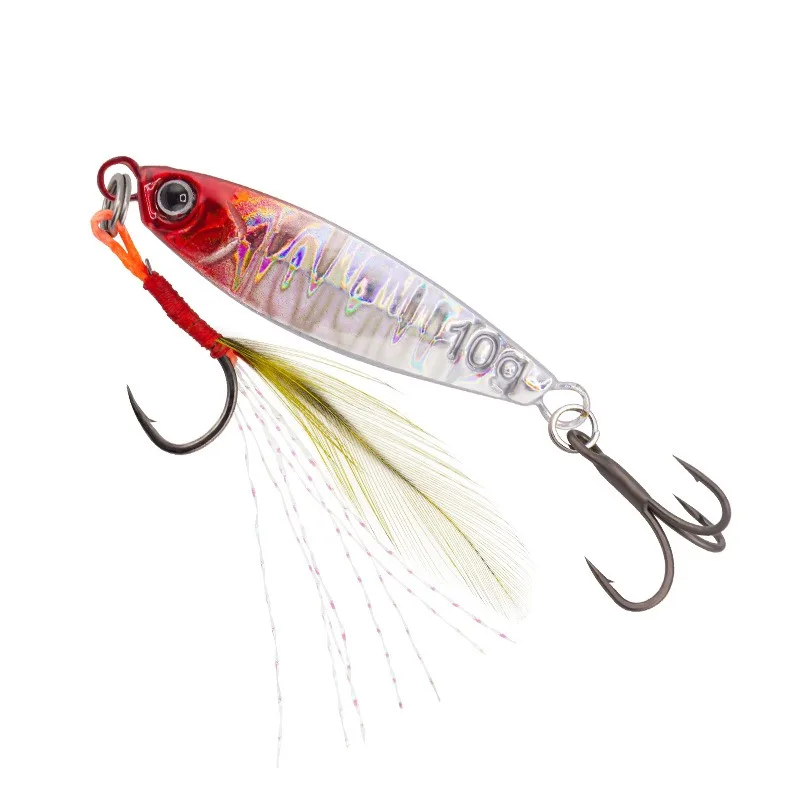 Metal Fishing Lure 7g 10g 15g 20g 25g Shore Cast Hook Swimbait Spoon Jig Artificial Bait Cover Pike Trout Pesca Spinning Tackle