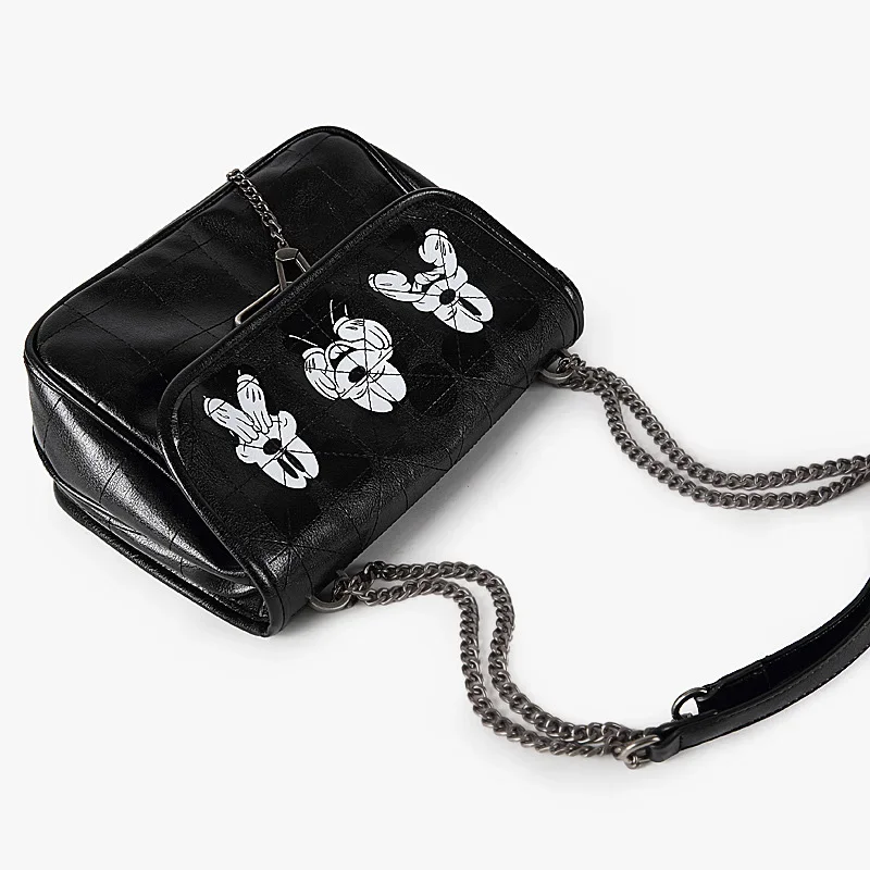 Disney mickey mouse PU women Handbag Shoulder Bag messenger shoulder bag female purse fashion pattern chain bag Christmas Gift