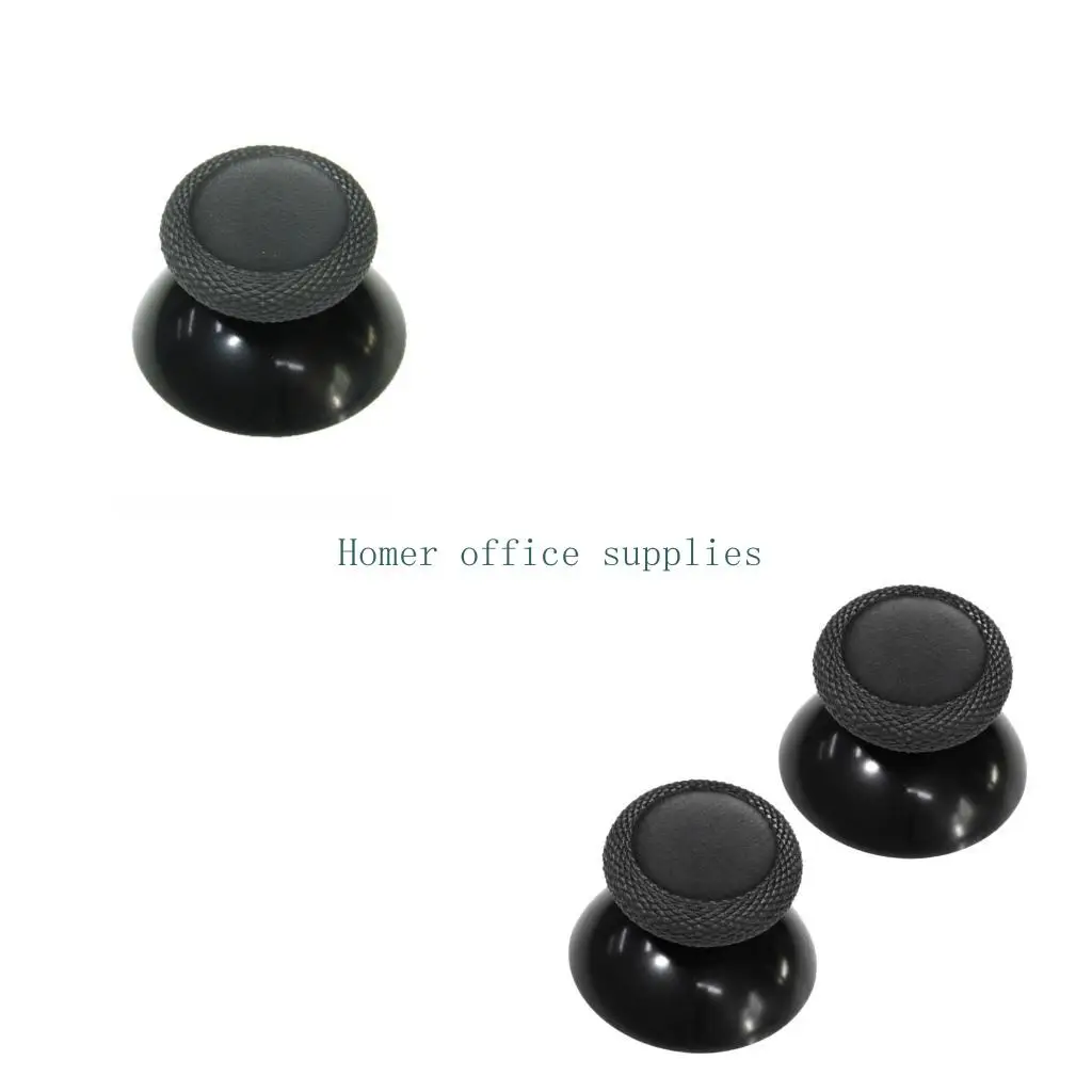 K43B Raised Mushroom Thumbstick Covers for 3 3S, 2-Piece Controller Accessory Set with Broad Contact Areas and Simple Slip-Over